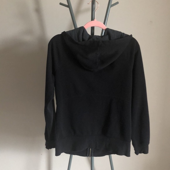 C9 by CHAMPION Black Hooded Zip-Up Sweatshirt - Picture 5 of 9